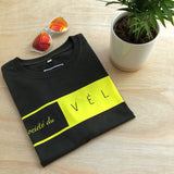 SOCIETY // SHORT SLEEVE T-SHIRT // DARK CHARCOAL