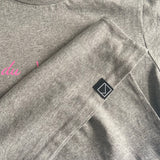 WOMENS SOCIETY FLO // SHORT SLEEVE T-SHIRT // GREY-PINK